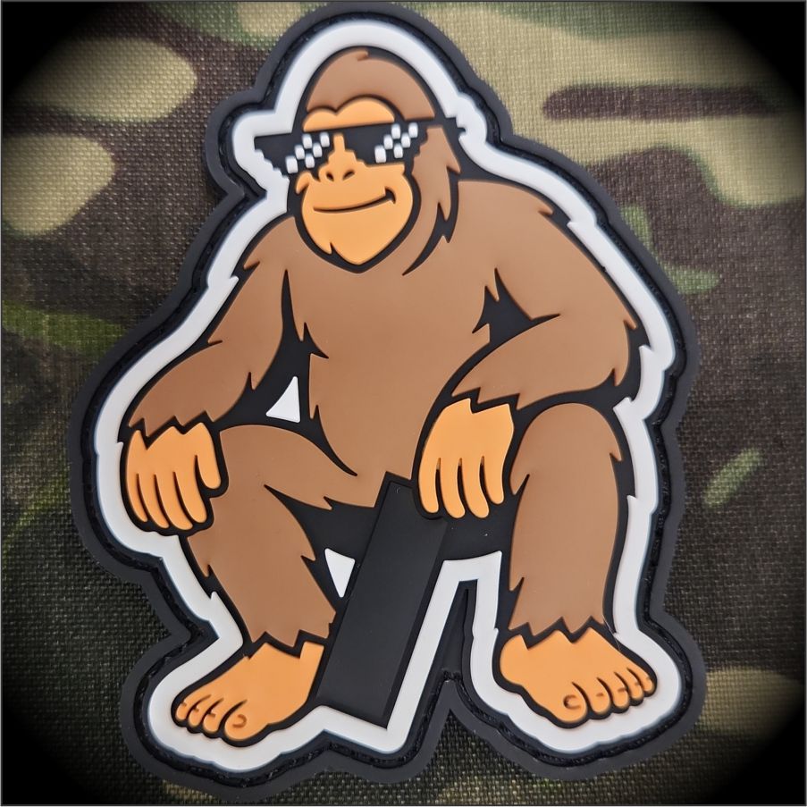 Bigfoot Barry - he's got a big package for you! - 4" PVC Patch