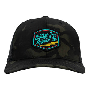 RETRO BRANDED COMBAT IRON PATCH SNAPBACK