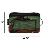 Load image into Gallery viewer, Double Zip Pocket Ripstop Wallet
