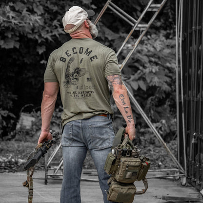 Become A Threat To The Darkness Men's T-Shirt