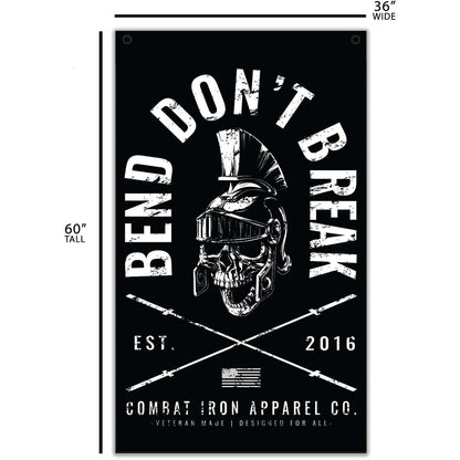Bend Don't Break 3' X 5' Flag