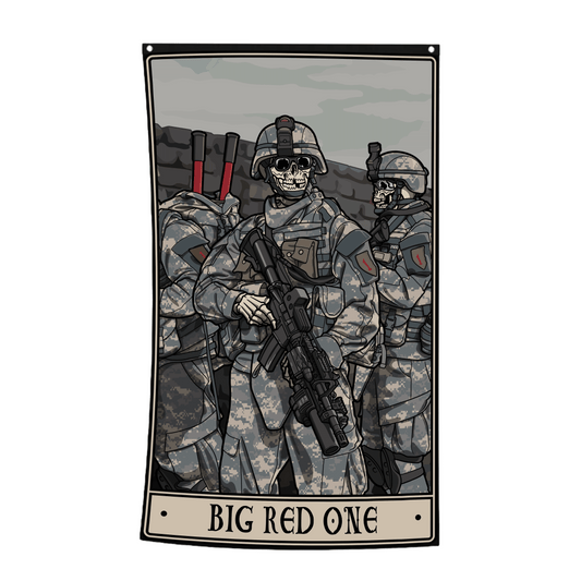 Big Red One Flag
