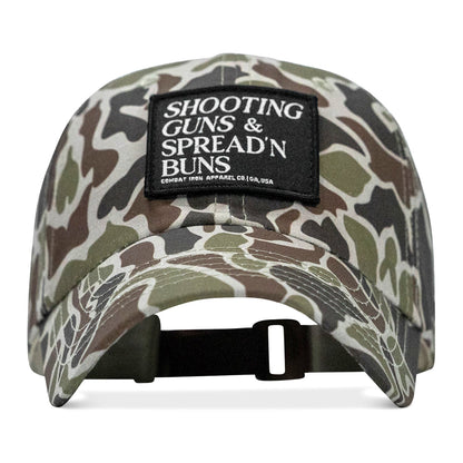 Shooting Guns & Spread'n Buns Patch RipStop Low Pro Hat