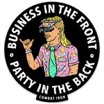 Load image into Gallery viewer, BUSINESS IN THE FRONT. PARTY IN THE BACK. Rocker with Nods Decal
