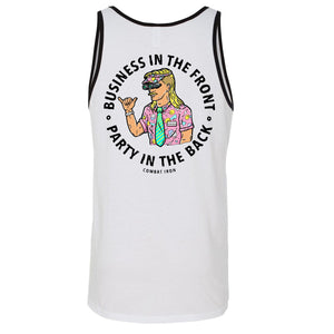 Business In The Front. Party In The Back. Men's Tank