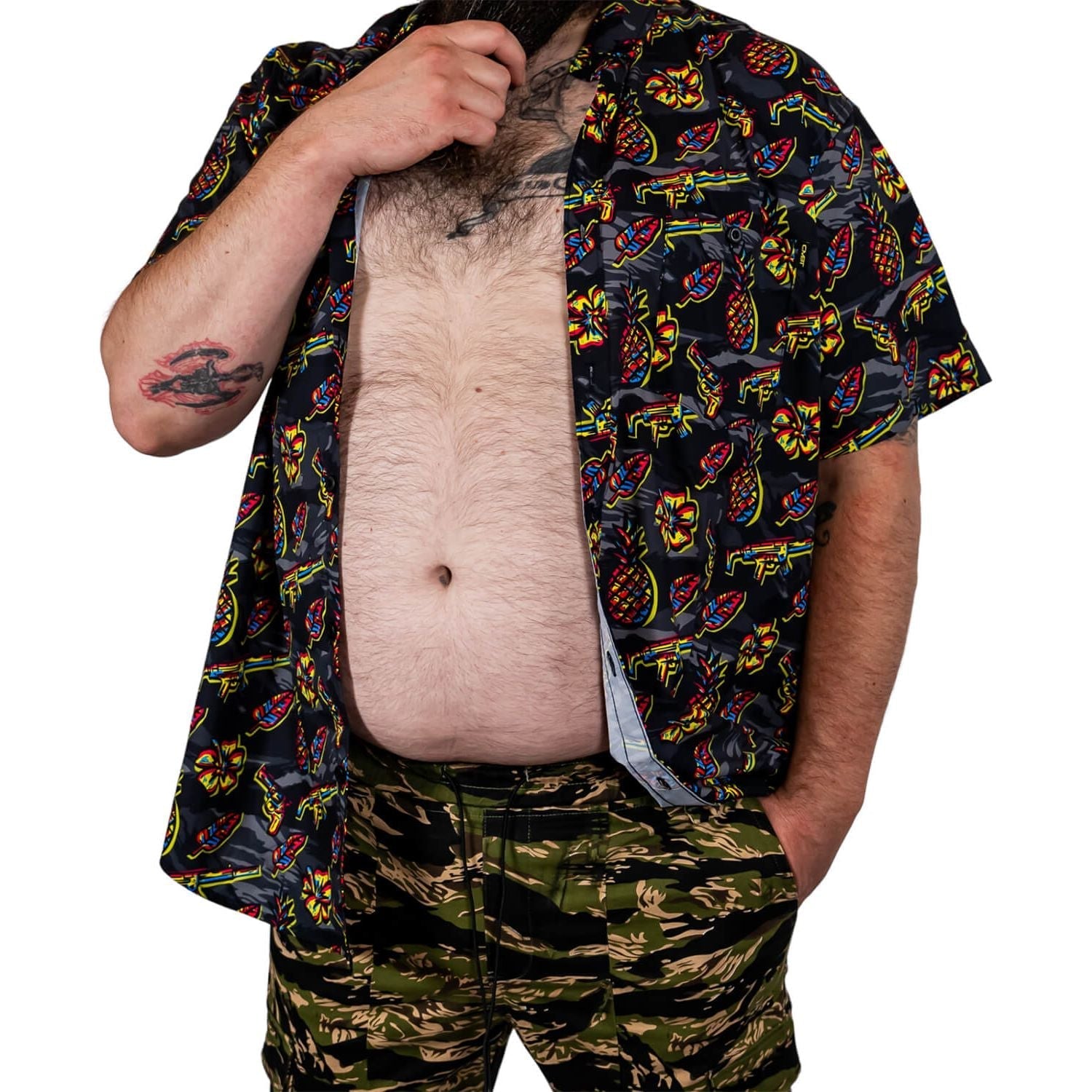 Men's Flex Button Up
