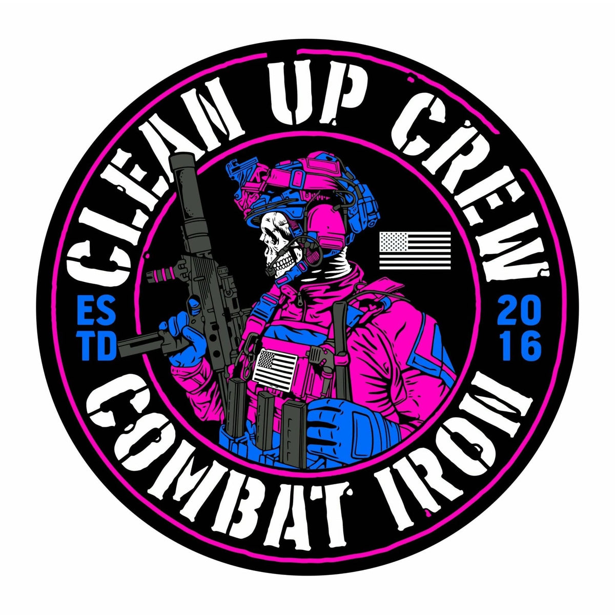 Crew Do Sticker Clean Up Crew Operator Miami Decal Sticker – WETSU Company