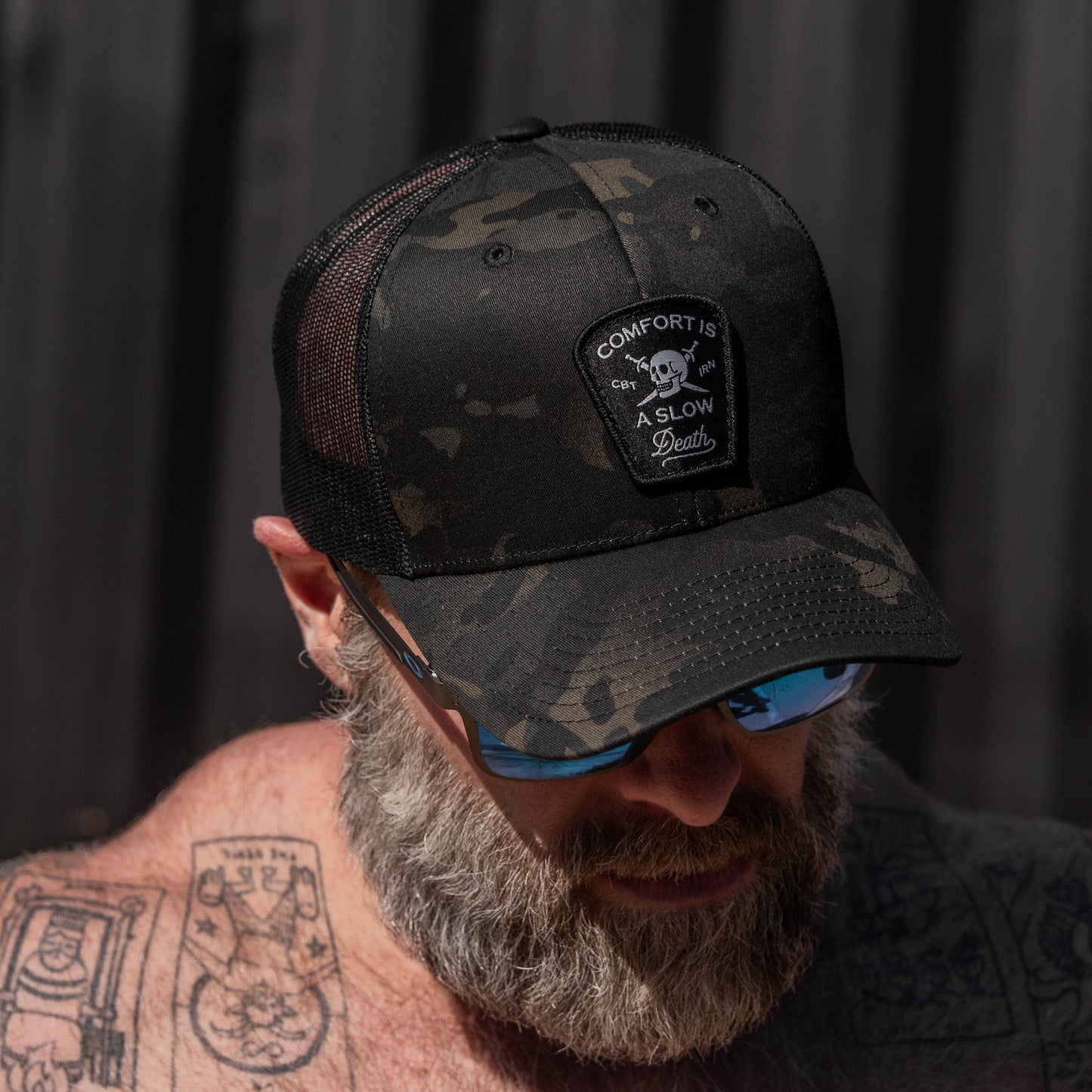 Comfort Is A Slow Death Patch Snapback Hat