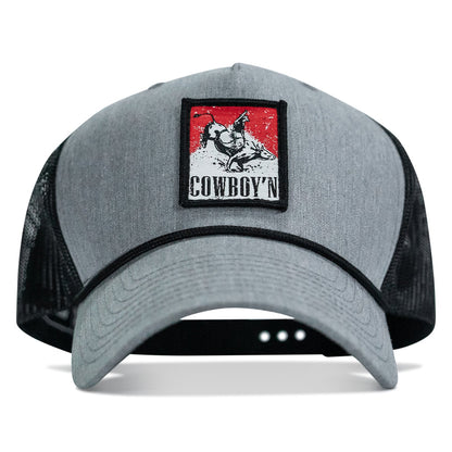 Cowboy'n Knuck If You Buck Patch Rope Snapback Hat