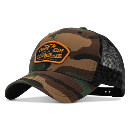 Dying Is Easy, Living Is Hard Patch Snapback