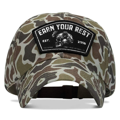 Earn Your Rest Patch Ripstop Tactical Hat