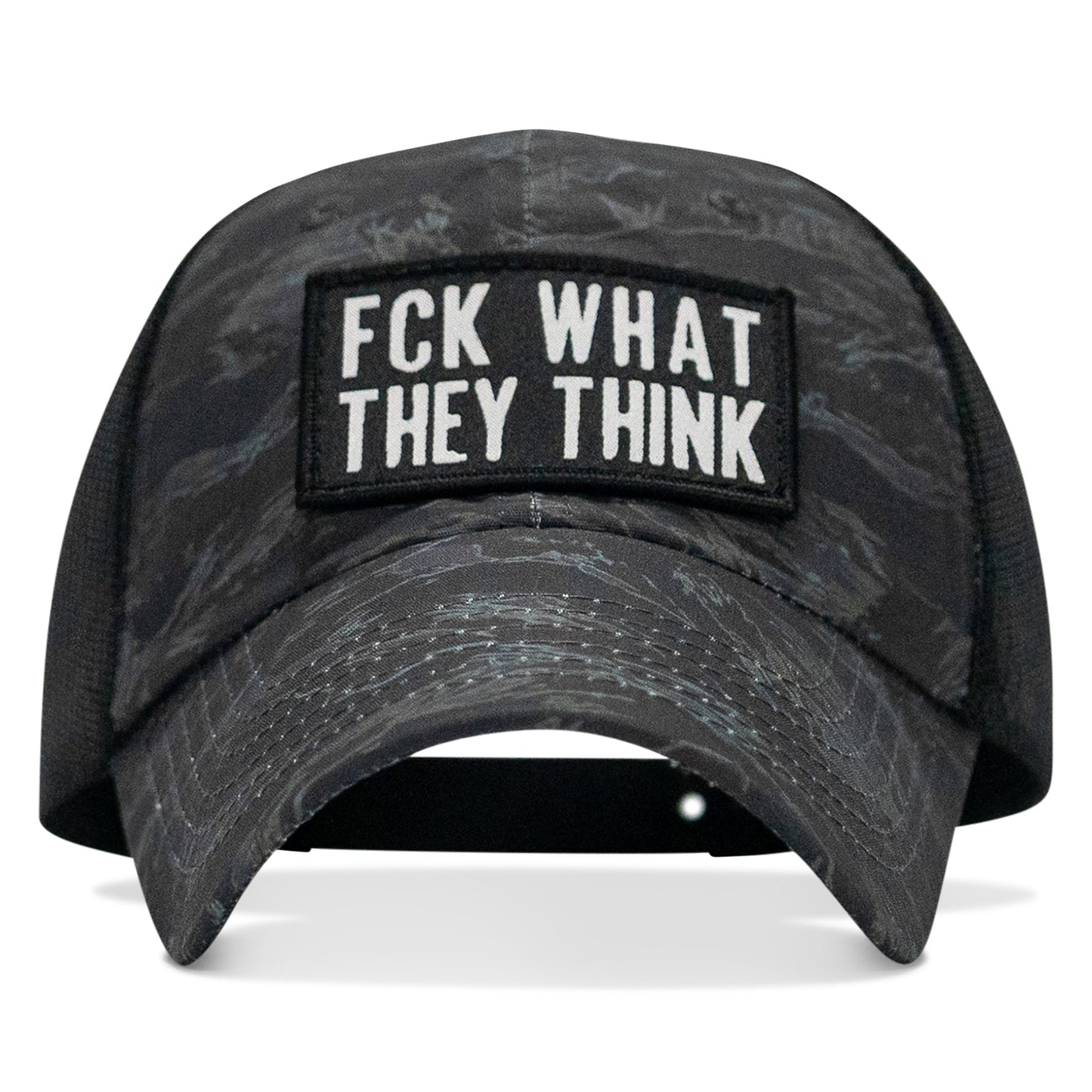 Fck What They Think Patch Tactical Ripstop Mesh Snapback Hat