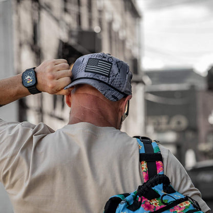 USA PVC Flag Waterproof Weekender Snapback