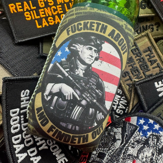 TGJ Neoprene Tacti-Cooler - Fucketh About and Findeth Out