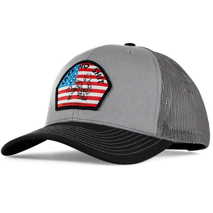 Take No Shit American Flag Patch SnapBack