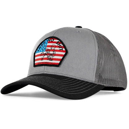 Take No Shit American Flag Patch SnapBack