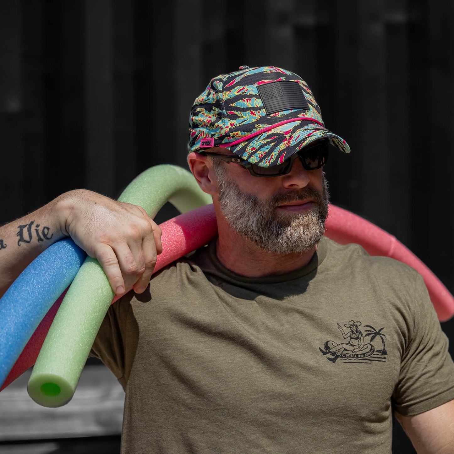 USA PVC Flag Waterproof Weekender Snapback