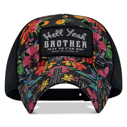 Hell Yeah Brother Patch Tactical Ripstop Mesh Snapback Hat