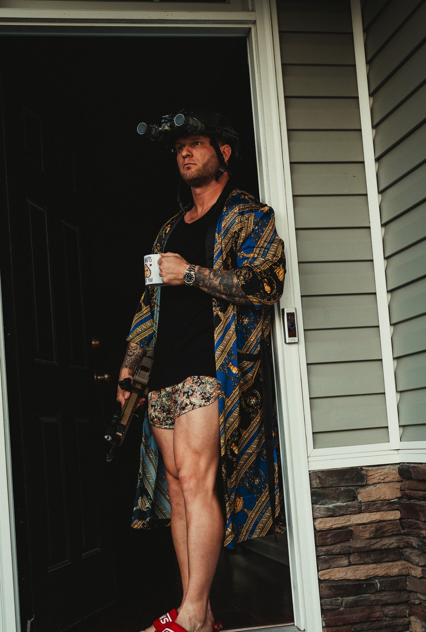 Savage Kimono Robe - Medusa