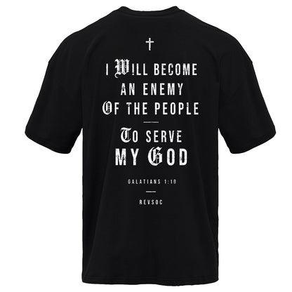 I Will Become An Enemy To The People Heavyweight Men's T-Shirt
