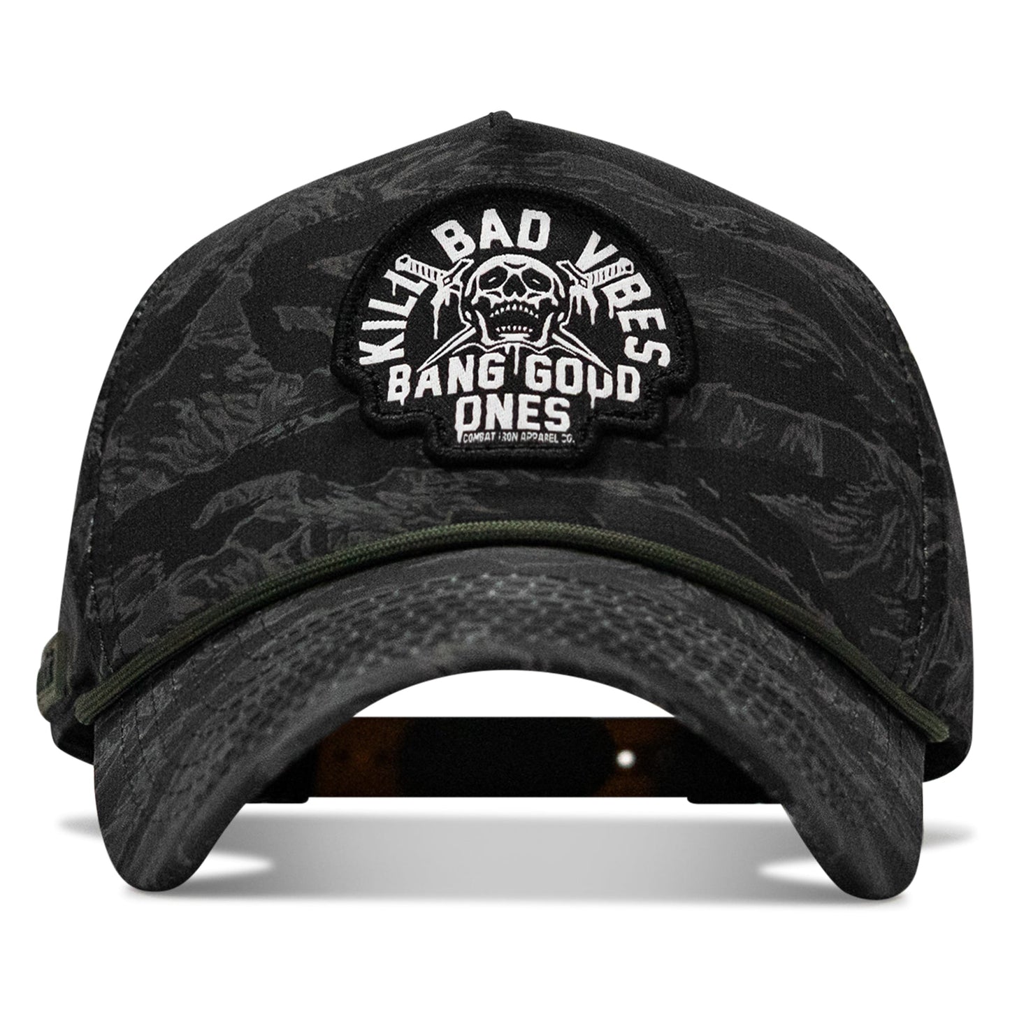 Kill Bad Vibes Skull Patch Weekender Snapback