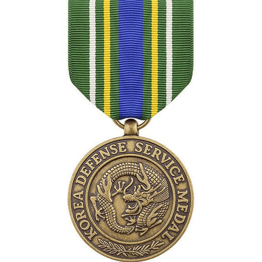 U.S. Army Korean Defense Service Large Medal