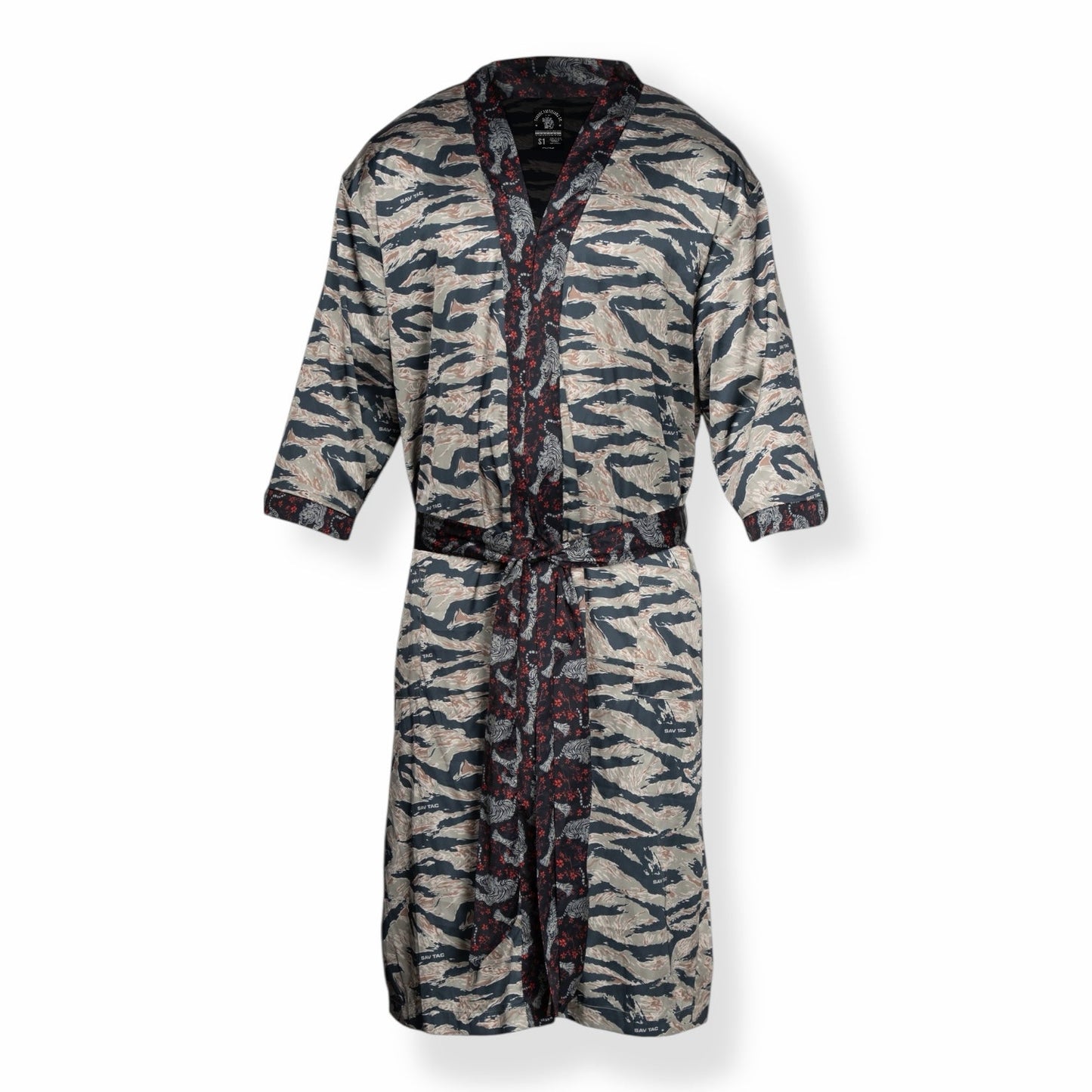 Tiger Stripe Kimono Robe