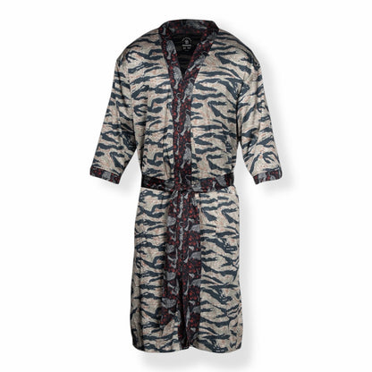 Tiger Stripe Kimono Robe