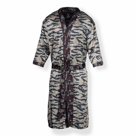 Tiger Stripe Kimono Robe