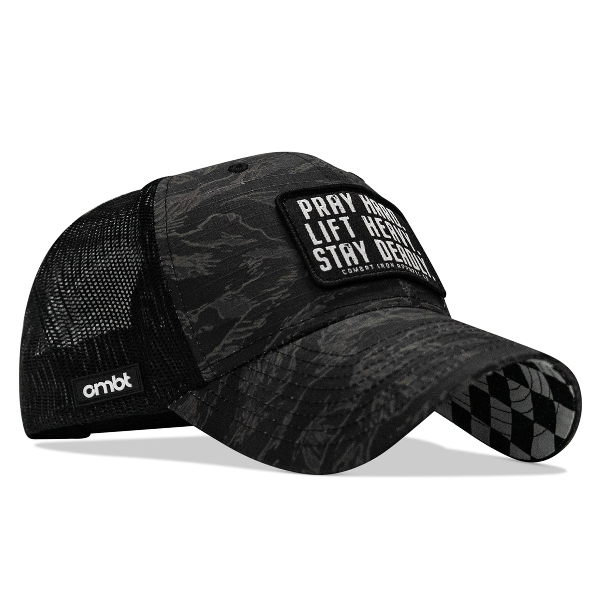 Pray Hard. Lift Heavy. Stay Deadly. Patch Original Ripstop Snapback Hat