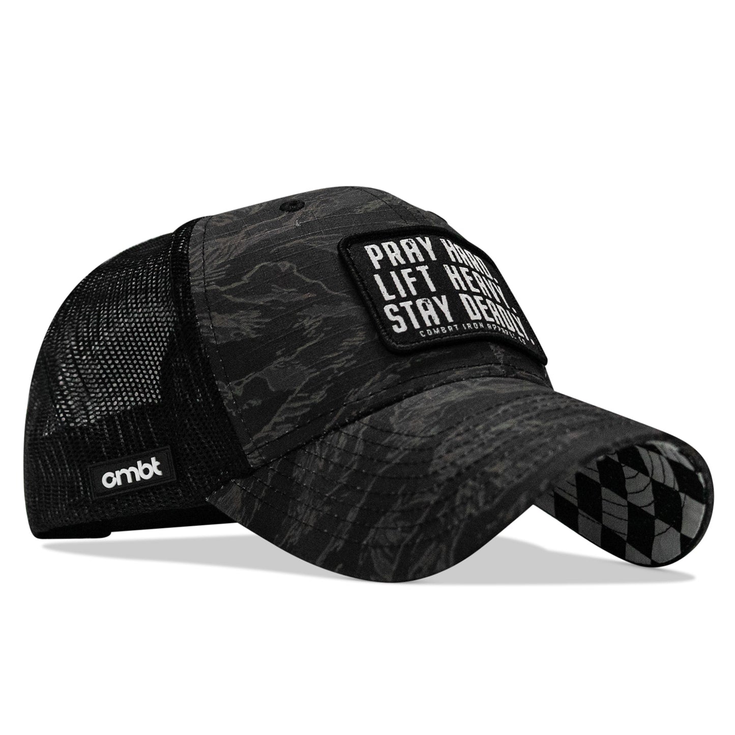 Pray Hard. Lift Heavy. Stay Deadly. Patch Original Ripstop Snapback Hat