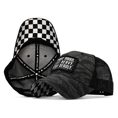 Pray Hard. Lift Heavy. Stay Deadly. Patch Original Ripstop Snapback Hat