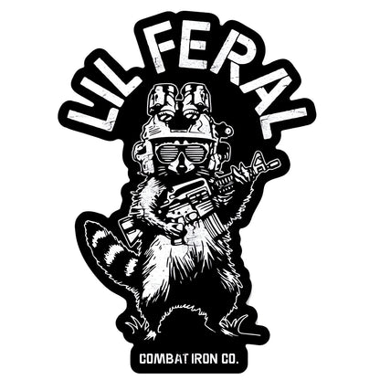 Lil Feral Racoon Decal