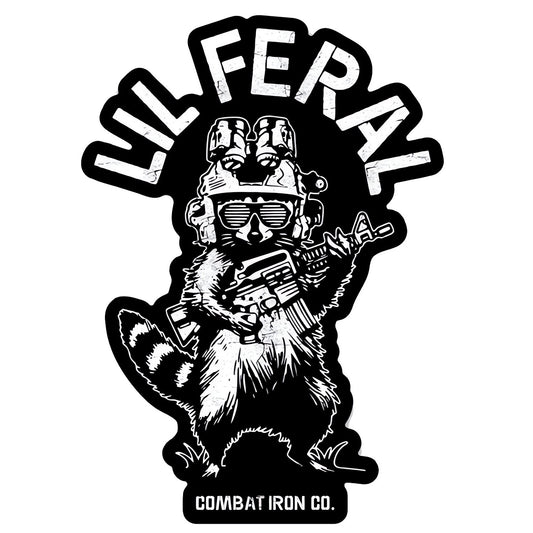 Lil Feral Racoon Decal