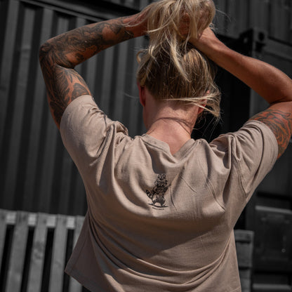 Lil Feral Raccoon Women's Crop T-Shirt