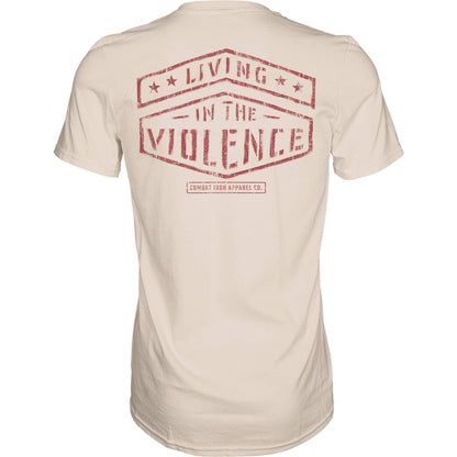 LIVING IN THE VIOLENCE MEN’S T-SHIRT