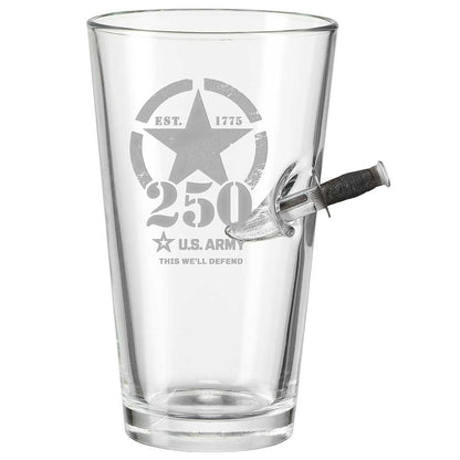 Military 250th Anniversary Glasses