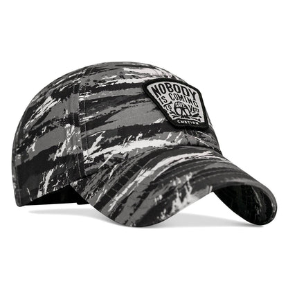 Nobody Is Coming To Save You Skull Patch Ripstop Snapback