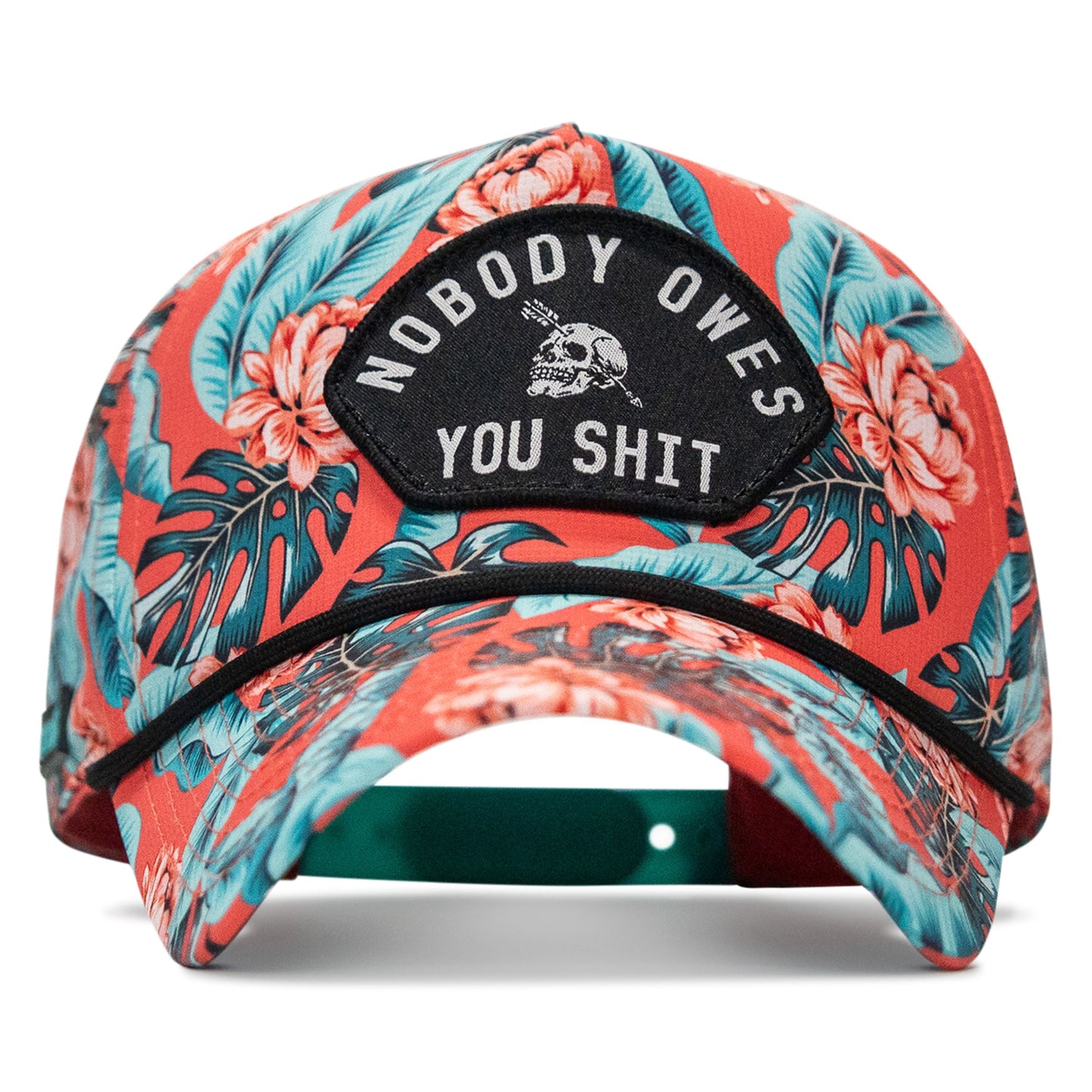 Nobody Owes You Shit Arched Patch Waterproof Weekender Snapback