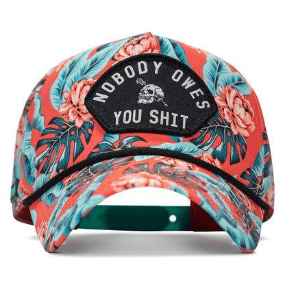 Nobody Owes You Shit Arched Patch Waterproof Weekender Snapback