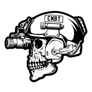 Skull Operator CMBT Decal Sticker