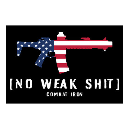 No Weak Shit USA Decal