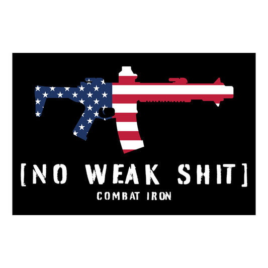 No Weak Shit USA Decal