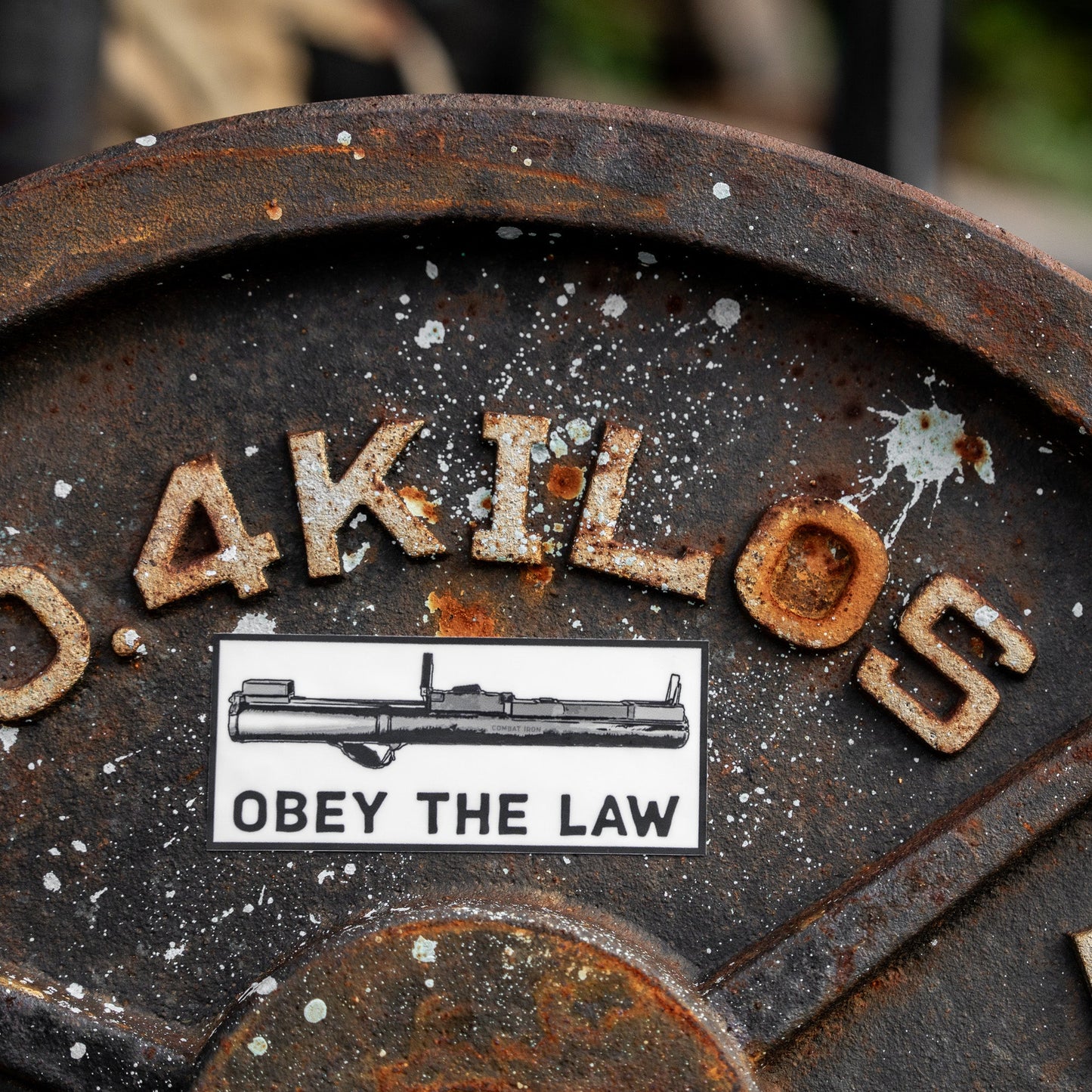 Obey The Law Rocket Launcher Decal