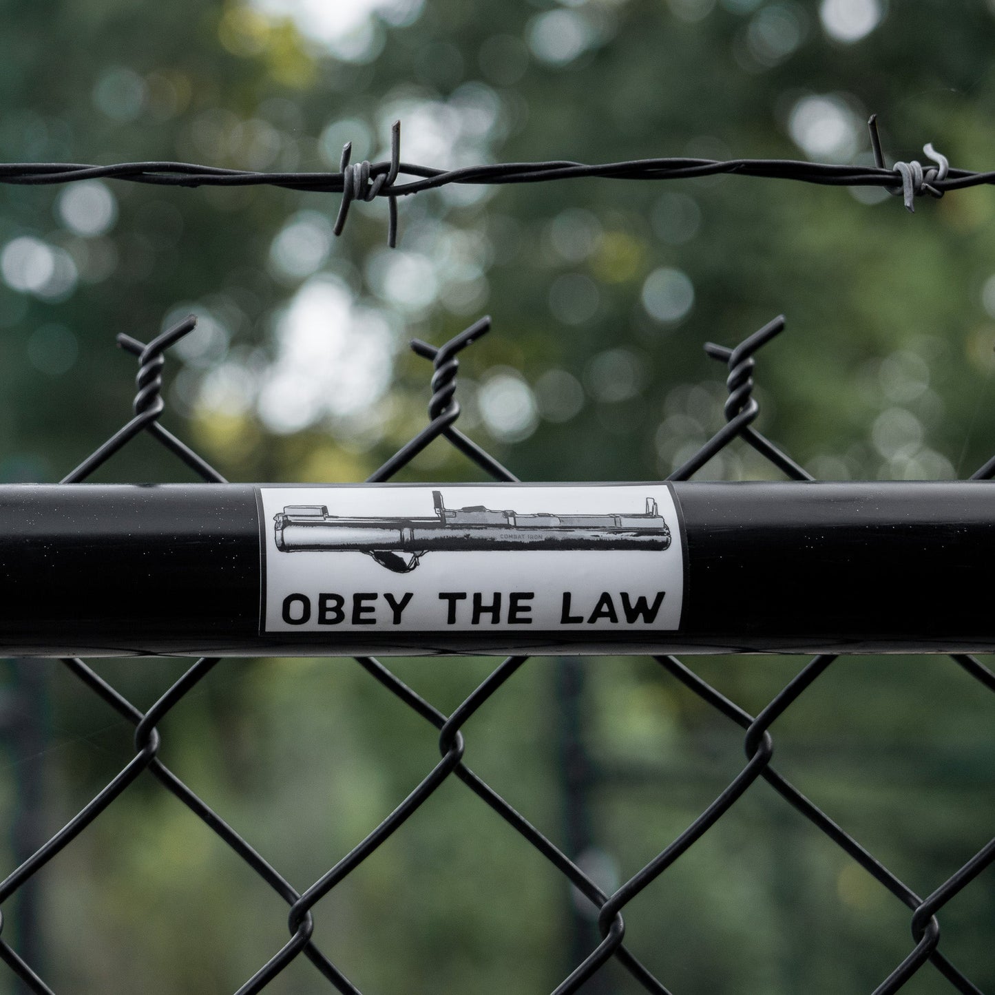 Obey The Law Rocket Launcher Decal