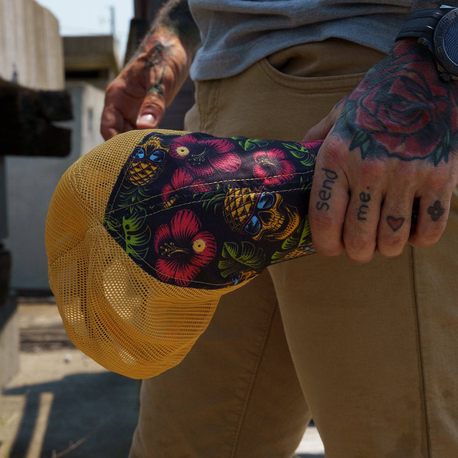 Ripstop Low Pro No Patch Mesh Snapback Hat