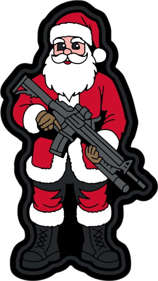 STICKER - Rudolph's Favorite Fat Guy: Santa  - 3.5"