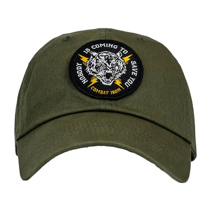 NOBODY IS COMING TO SAVE YOU Patch Dad Hat