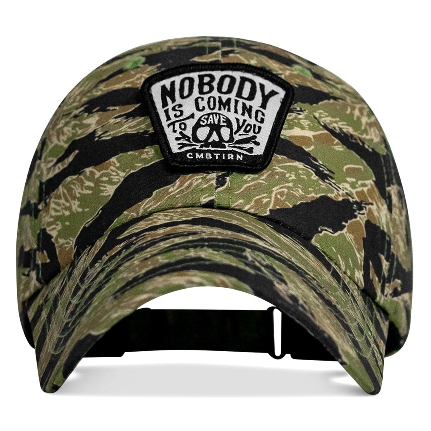 Nobody Is Coming To Save You Skull Patch Ripstop Snapback