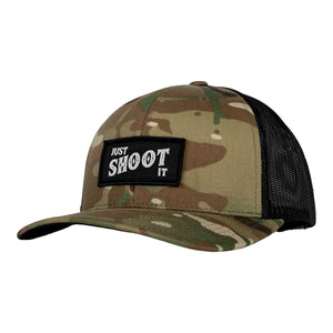 Just Shoot It Patch Snapback Hat